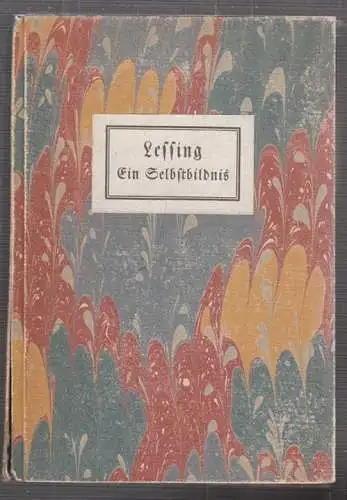 LESSING, Ein Selbstbildnis. 1929