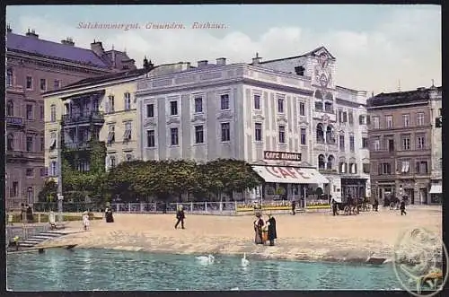 Salzkammergut. Gmunden. Rathaus.