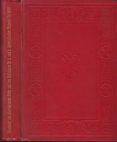 Handbuch des allerhöchsten Hofes und Hofstaates... 1908