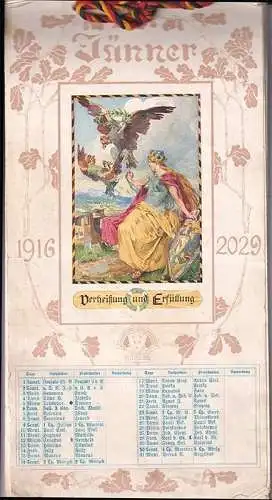 Kriegskalender der Jahre 1916, 1917 und 1918. Heil und Sieg 1918! Bund der Deuts