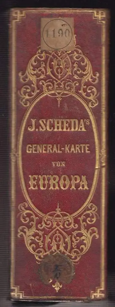 Scheda`s General-Karte von Europa. SCHEDA, Joseph von. 1671-18 0