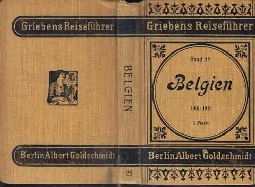 Belgien. Praktisches Reisehandbuch. FIEDLER, O.