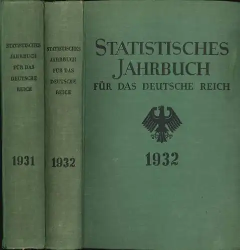 Statistisches Jahrbuch für das Deutsche Reich 1931 und 1932. Herausgegeben vom S