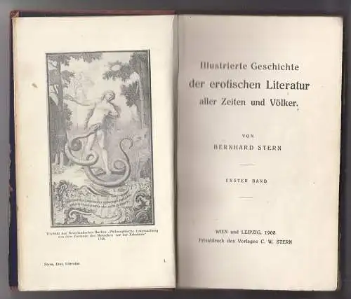 Illustrierte Geschichte der erotischen Literatur aller Völker und Zeiten. Privat