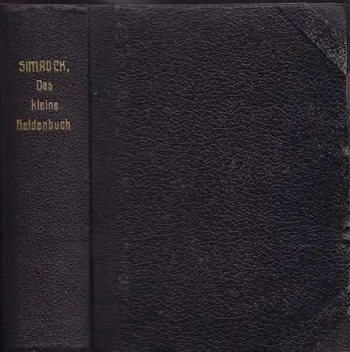 SIMROCK, Das kleine Heldenbuch. 1859