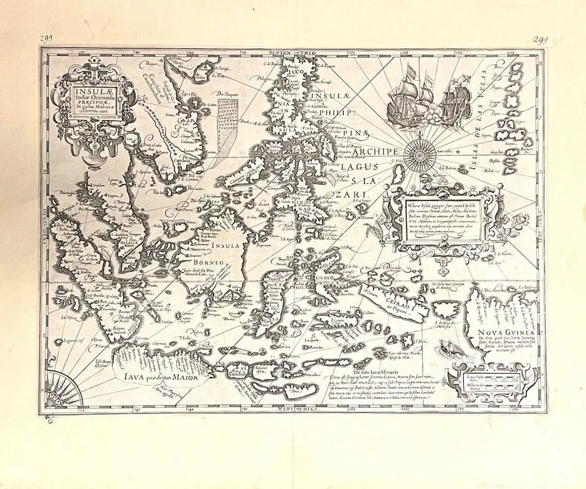 Insulae Indiae Orientalis praecipuae, in quibus Moluccae celeberrimae sunt. [MER 0