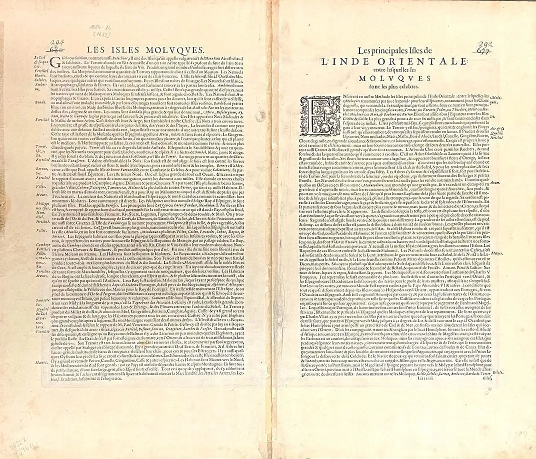 Insulae Indiae Orientalis praecipuae, in quibus Moluccae celeberrimae sunt. [MER 1