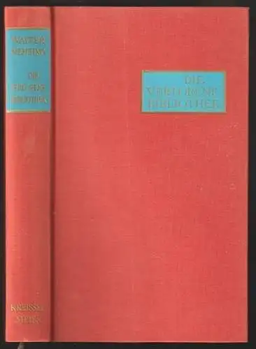 Die verlorene Bibliothek. Autobiographie einer Kultur. MEHRING, Walter