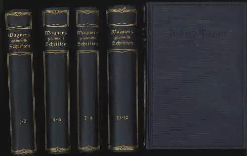 Gesammelte Schriften. WAGNER, Richard.