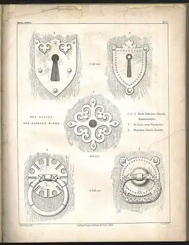 Gothic Ornaments. Being a Series of Examples of Enriched Details and Accessories