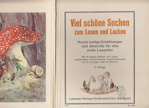 CARL, Viel schöne Sachen zum Lesen und Lachen.... 1931