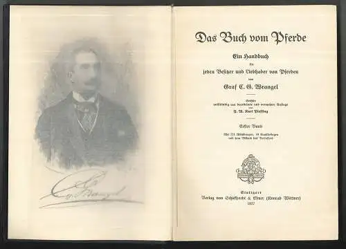 Das Buch vom Pferde. Ein Handbuch für jeden Besitzer und Liebhaber von P 1902-24