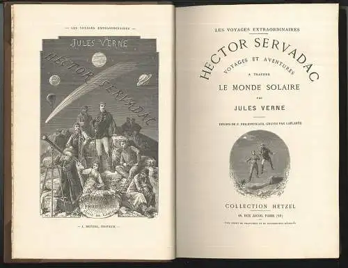 Hector Servadac voyages et aventures a travers le monde solaire. VERNE, Jules.