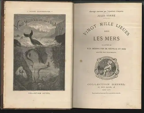 Vingt mille lieues sous les mers. VERNE, Jules.