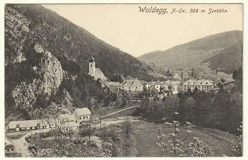 Waldegg, N.-Oe., 368 m Seehöhe.