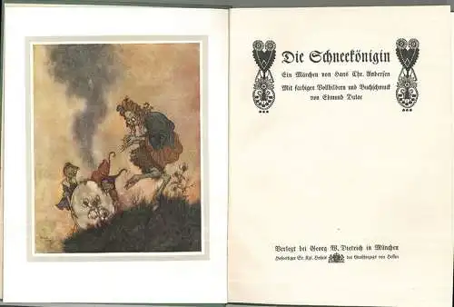 Die Schneekönigin. Ein Märchen. ANDERSEN, Hans Chr(istian).