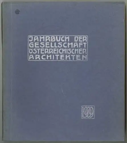 Jahrbuch der Gesellschaft Österreichischer Architekten. 0242-24