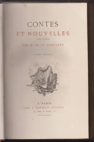 Contes et nouvelles en vers. LAFONTAINE [Jean de].