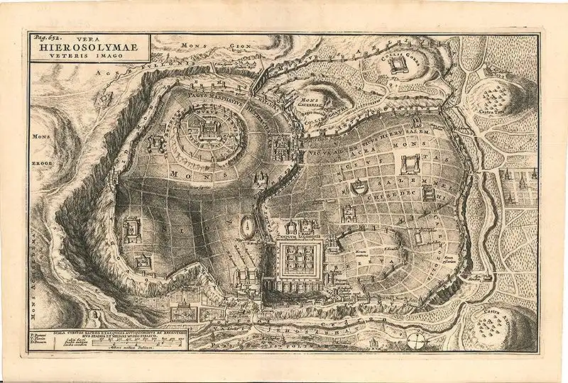 Vera Hierosolymae veteris imago HALMA, Francois. 0