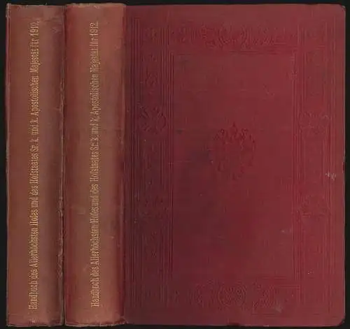 Handbuch des allerhöchsten Hofes und des Hofstaates seiner k. und k. apostolisch