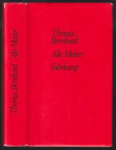 Alte Meister. Komödie. BERNHARD, Thomas.