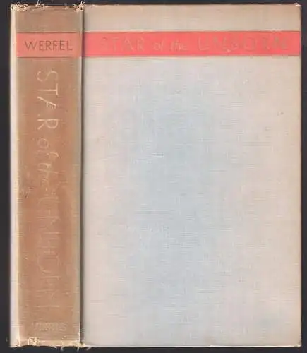 Star of the Unborn. Translated by Gustave O. Arlt. WERFEL, Franz.