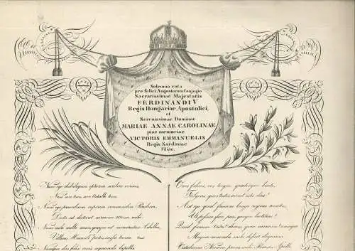 Solennia vota pro felici Augustrorum Conjugio Sacratissmimae Majestatis Ferdinan