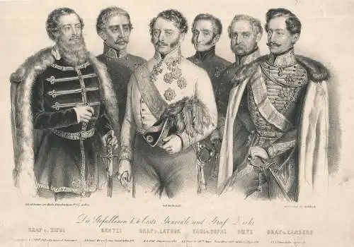 Die Gefallenen k. k. Oestr. Generäle und Graf Zichi.