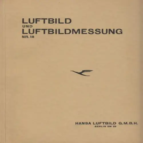 Luftbild und Luftbildmessung. 1936