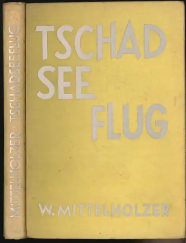 Tschad See Flug. Mit dem drei-motorigen Fokker der Swissair durch die Sahara zum
