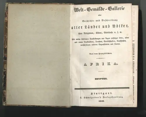 Welt-Gemälde-Gallerie oder Geschichte und Beschreibung aller Länder und  0756-25