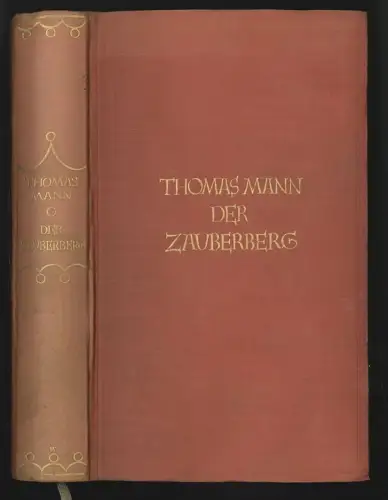 Der Zauberberg. Roman. MANN, Thomas.