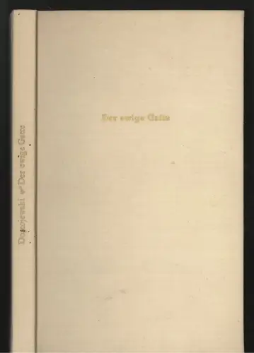 Der ewige Gatte. Roman. DOSTOJEWSKI, F[edor] M[ichailowitsch].