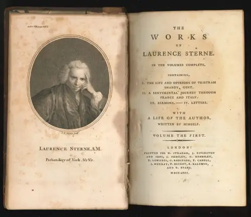 Works of Laurence in Ten Volumes complete. Containing, I. The Life and Opinions 