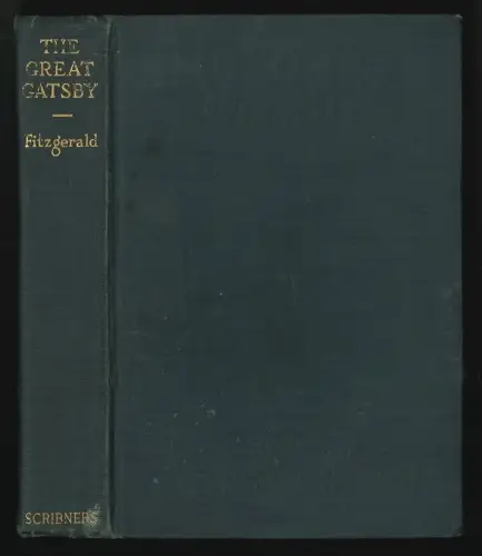 The Great Gatsby. FITZGERALD, F. Scott.