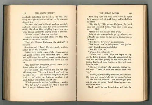 The Great Gatsby. FITZGERALD, F. Scott.