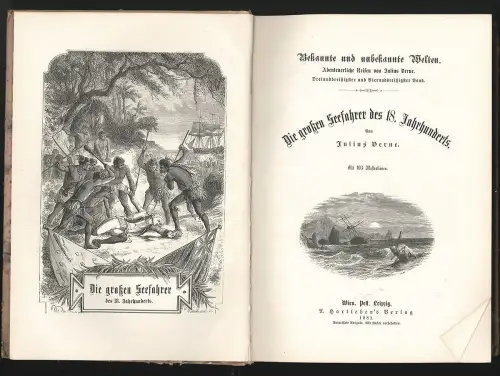 Die großen Seefahrer des 18. Jahrhunderts / Die französischen Seefahrer. VERNE, 