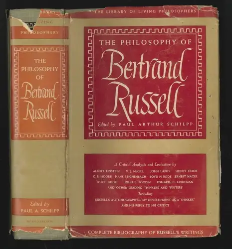 The philosophy of Bertrand Russell. SCHILPP, Paul Arthur (Ed.).