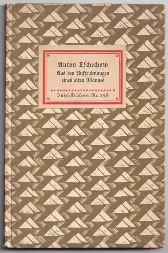 Aus den Aufzeichnungen eines alten Mannes. TSCHECHOW, Anton.