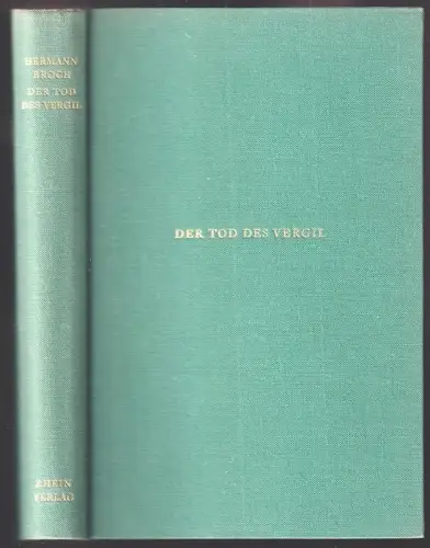 Der Tod des Vergil. BROCH, Hermann.