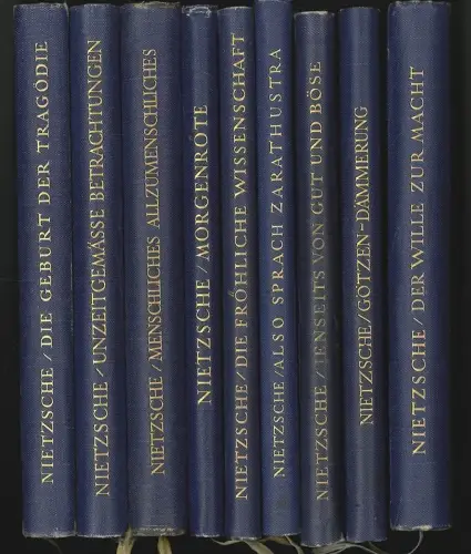 [Nietzsches Werke]. NIETZSCHE, Friedrich.