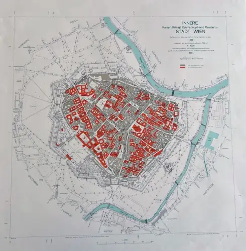 Innere Kaiserl. Königl. Reichshaupt- und Residenz-Stadt Wien. Aufgenommen durch 