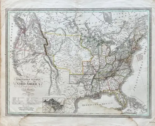 Die Vereinigten Staaten von Nord-America. WEILAND, C. F.