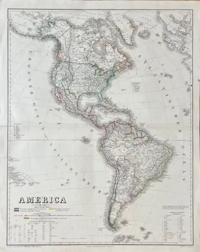 America. Americanische Staaten. KIEPERT, H(einrich).