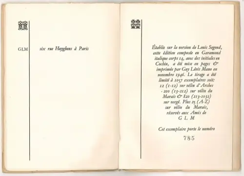 Cantique des cantiques (de Salmon). (SEGOND, Louis [Trad.])..