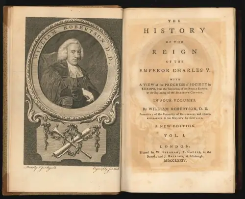 The History of the Reign of the Emperor Charles V. With a View for the Progress 