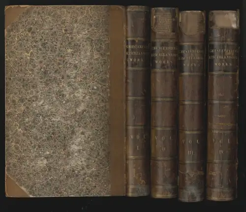 Miscellaneous works of the late Philip Dormer Stanhope, Earl of Chesterfield: Co