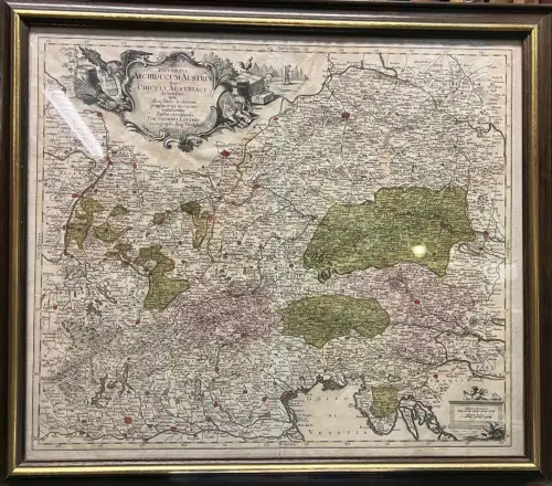 Potentia Archiducum Austriae sive Circuli Austriaci delineatio, qua illus fines 