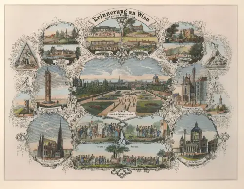 Erinnerung an Wien und seine Umgebung. BERMANN, S.