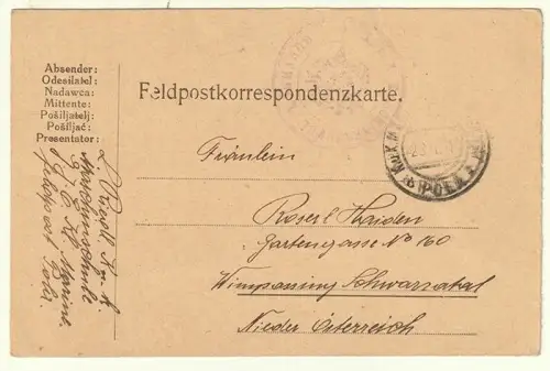 Feldpostkorrespondenzkarte.